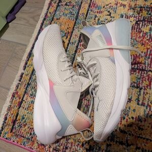 Puma Women's Sneakers in White with Pastel Accents